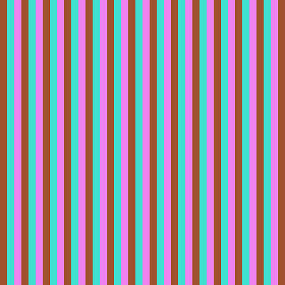 [ Thumbnail: Sienna, Turquoise, and Violet Colored Lines/Stripes Pattern Acrylic Print ]
