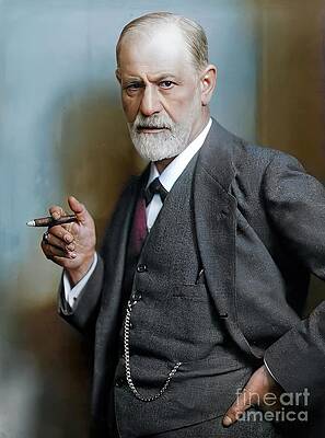 Sigmund Freud 1921 by Stevens Hughes