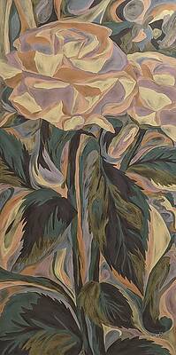 Wall Art - Painting - Silence Rose by Sarah Kasper