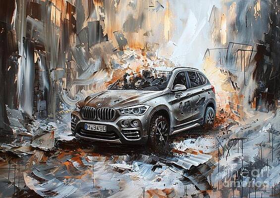 Bmw X1 Paintings for Sale - Fine Art America