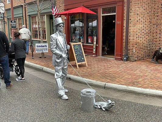 Wall Art - Photograph - Silver Man by Michael Descher