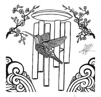 Wind Chime Drawings Fine Art America