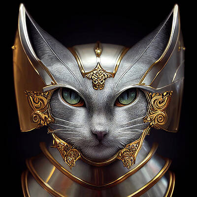 Warrior Cats Digital Art by Judith Bish - Fine Art America