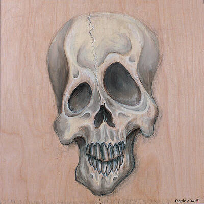 Skull on Wood by Shawn Dooley Skull on Wood by Shawn Dooley