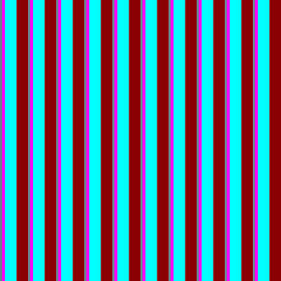 [ Thumbnail: Slate Gray, Fuchsia, Cyan, and Dark Red Colored Stripes Pattern Duvet Cover ]