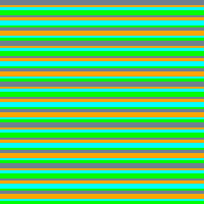 [ Thumbnail: Slate Gray, Orange, Cyan, and Lime Colored Pattern of Stripes Wood Print ]