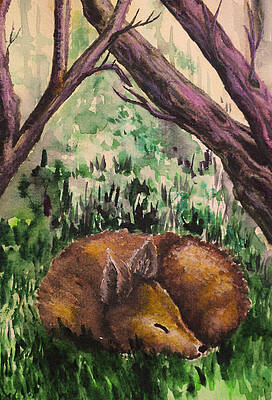 Sleeping Fox by Medea Ioseliani Sleeping Fox by Medea Ioseliani