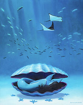 Sleeping Mermaid by Cliff Wassmann Sleeping Mermaid by Cliff Wassmann