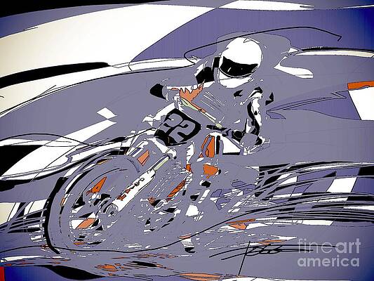 Motorcycle Motocross vintage art deco Sport Travel poster Painting by Tina  Lavoie - Fine Art America