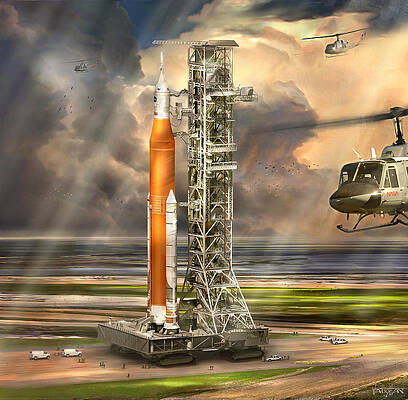 SLS Rollout KSC by James Vaughan SLS Rollout KSC by James Vaughan