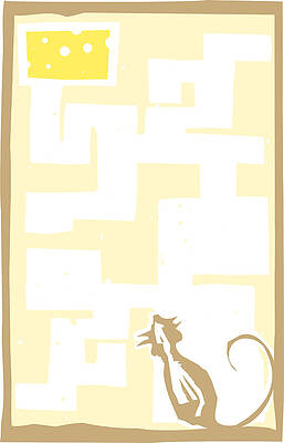 Small Mouse in Maze by Jeffrey Thompson Small Mouse in Maze by Jeffrey Thompson