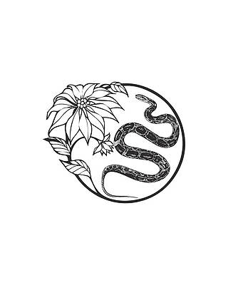 Snake Drawings With Flowers Flower And Snake Drawings Fine Art America flower and snake drawings fine art