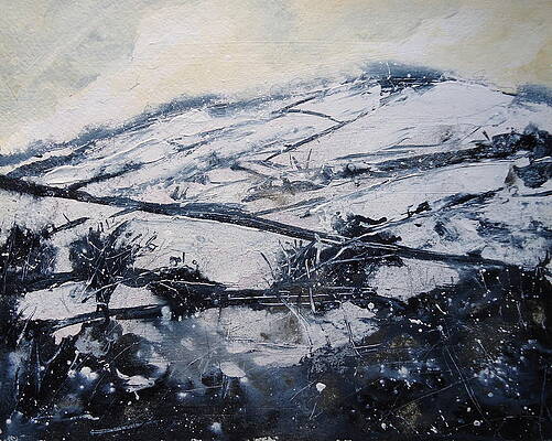 Snow on the hills Belper by Ruth Gray Snow on the hills Belper by Ruth Gray