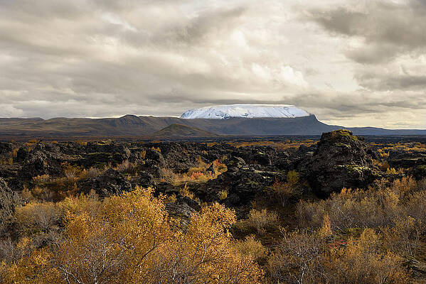 Snowy mountain, view from Dimmuborgir by RicardMN Photography Snowy mountain, view from Dimmuborgir by RicardMN Photography