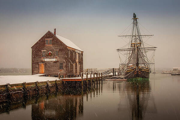 Snowy Seascape in Salem Massachusetts by Jeff Folger Snowy Seascape in Salem Massachusetts by Jeff Folger