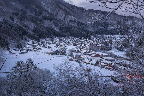 Snow Village V by Francis Ansing Snow Village V by Francis Ansing