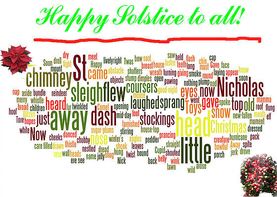 Solsticial Greeting Card by Gene Norris Solsticial Greeting Card by Gene Norris