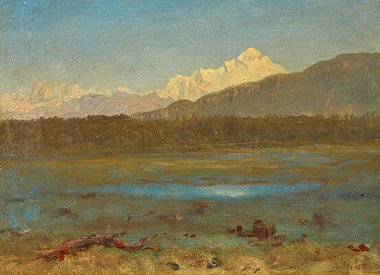 Southern Sierra, Mount Whitney Region Print by Albert Bierstadt