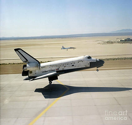 SPACE SHUTTLE COLUMBIA LANDING, 1982 by Granger SPACE SHUTTLE COLUMBIA LANDING, 1982 by Granger