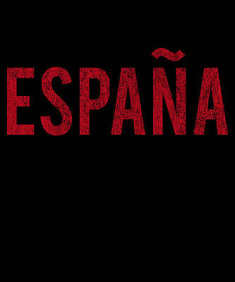 Wall Art - Digital Art - Spain Espana Retro by Flippin Sweet Gear