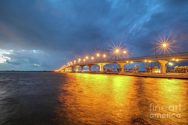 Sparkling Lights and Golden River by Tom Claud Sparkling Lights and Golden River by Tom Claud