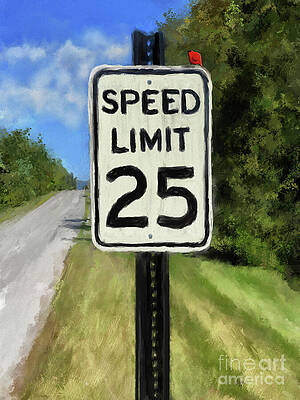 Speed Limit Drawings for Sale - Fine Art America