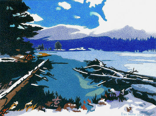 Sprague Lake Winter by Dan Miller Sprague Lake Winter by Dan Miller