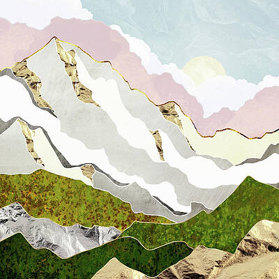 Abstract Mountain Art Fine Art America