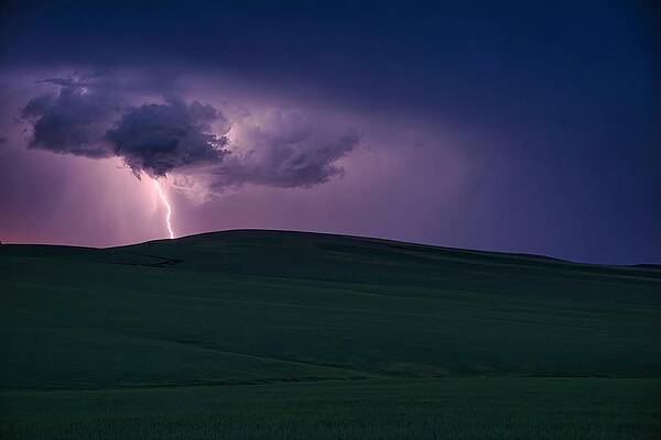 Spring storm and lightening by Lynn Hopwood Spring storm and lightening by Lynn Hopwood