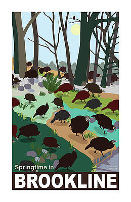 Springtime in Brookline by Caroline Barnes Springtime in Brookline by Caroline Barnes