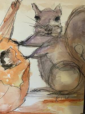 Squirrel Supper by Becky Phillips