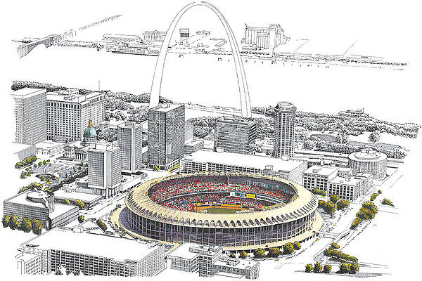 Ozzie Smith St Louis Cardinals MLB Baseball Busch Stadium Art Collage  Painting by Arthur Milligan - Pixels
