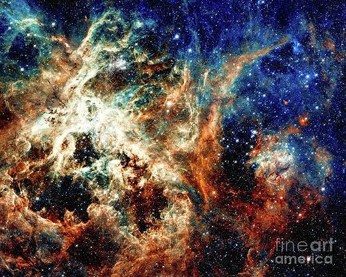 Wall Art - Photograph - Star Formation in Tarantula Nebula in HIgh Resolution by M G Whittingham