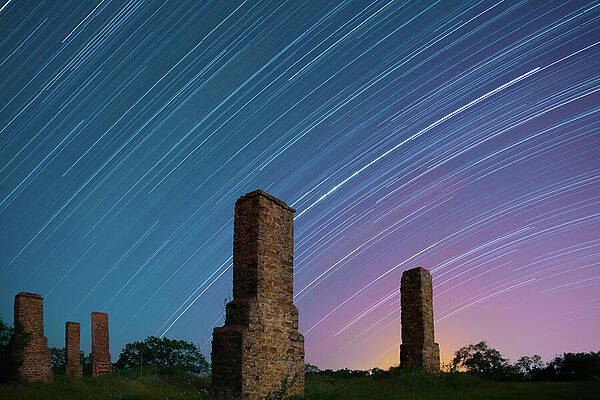 Star Trails Over Fort Phantom Hill by KC Hulsman Star Trails Over Fort Phantom Hill by KC Hulsman