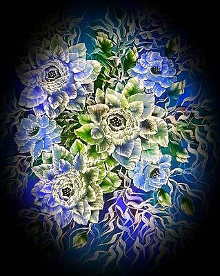 Abstract Flower Arrangement Paintings Page 7 Of 8 Fine Art