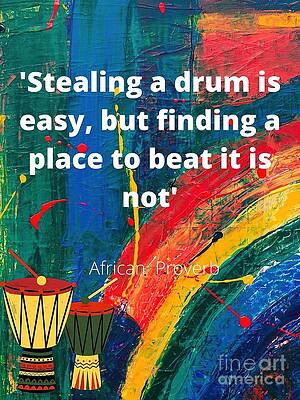 Stealing a drum is easy but finding a place to by Lexi Phillips