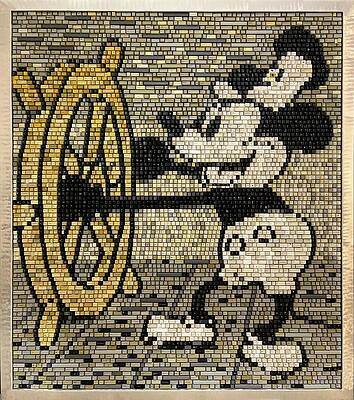  Mixed Media - Steamboat Willie 2023 by Doug Powell
