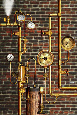 Steampunk - The steam condenser by Mike Savad Steampunk - The steam condenser by Mike Savad