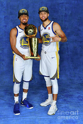 Wall Art - Photograph - Stephen Curry and Quinn Cook by Jesse D. Garrabrant