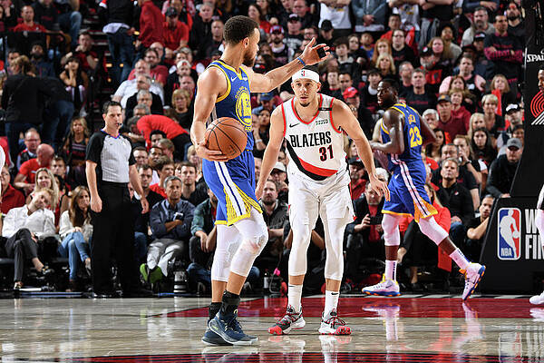 Wall Art - Photograph - Stephen Curry and Seth Curry by Andrew D. Bernstein