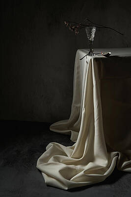 Still life in a low key with a crystal glass by Alexey Divnich Still life in a low key with a crystal glass by Alexey Divnich