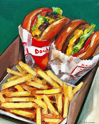In N Out Burger Art | Pixels