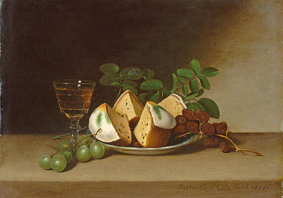 Still Life With Cake 2 Print by Raphaelle Peale Still Life With Cake 2 Print by Raphaelle Peale