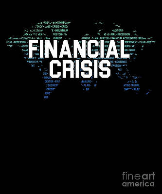 Wall Art - Digital Art - Stock Market Forex Trading Cryptocurrency Trader World Financial Crisis by Thomas Larch