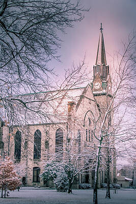 Stone Chapel Winter by Allin Sorenson Stone Chapel Winter by Allin Sorenson
