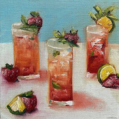 Strawberry Cocktail by Sharron Knight Strawberry Cocktail by Sharron Knight