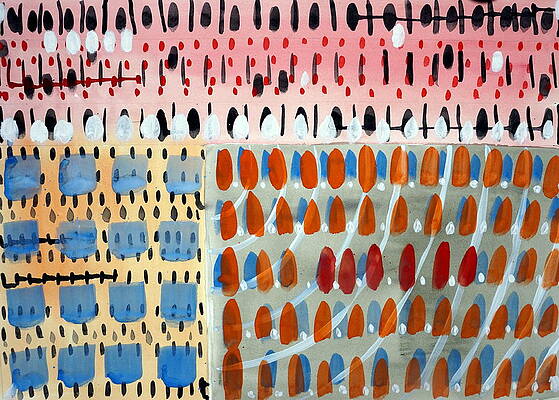 Striking the Right Chord -Abstract Watercolor Painting by Bruce Black Striking the Right Chord -Abstract Watercolor Painting by Bruce Black