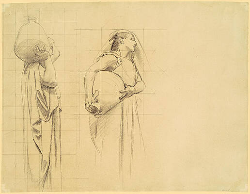 Study For The Danaides Print by John Singer Sargent