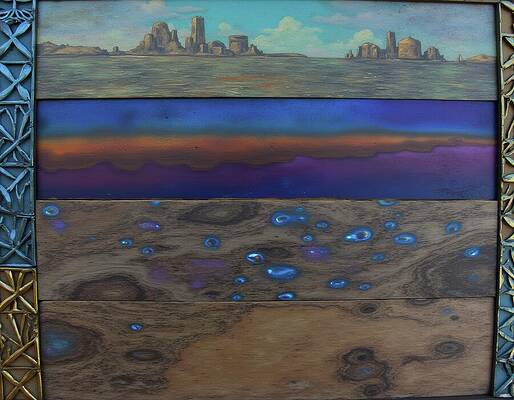 Wall Art - Digital Art - Subsurface Strata by Eris And AI