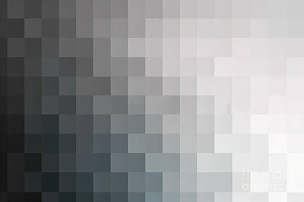 Wall Art - Painting - Subtle Light Grey Gradient Tint Shade And Tone Palette Guide Swatch Chart Transparent Overlay Abstract Monochrome Clean Professional 16 9 8k Banner Ad Backdrop Geometric Square Mosaic Background by N Akkash